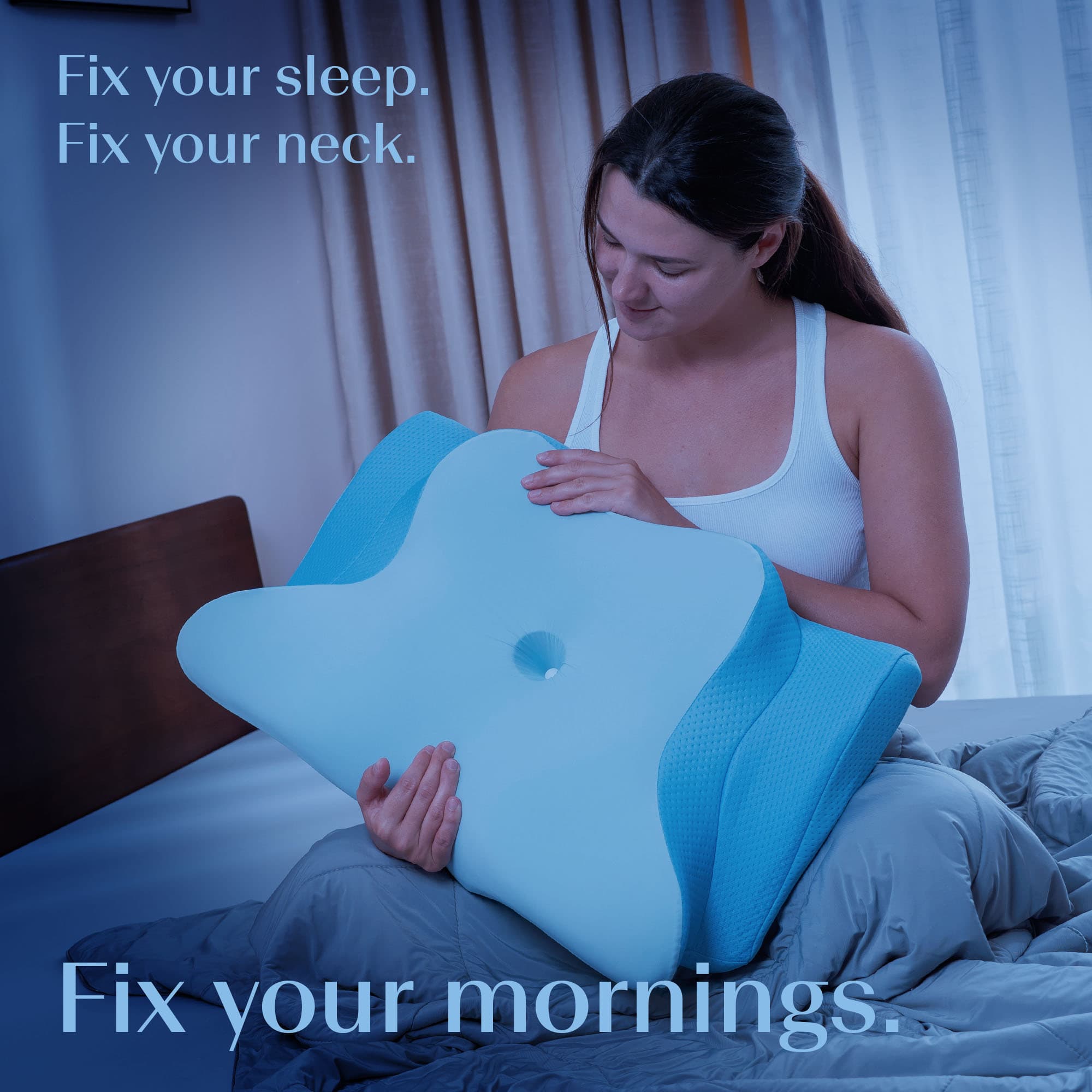 Sky Blue Pillow 9
